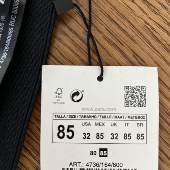 Zara STRETCH HEART BELT size 32 - Picture 7 of 7